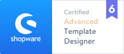 Shopware Advanced Template Designer Certificate